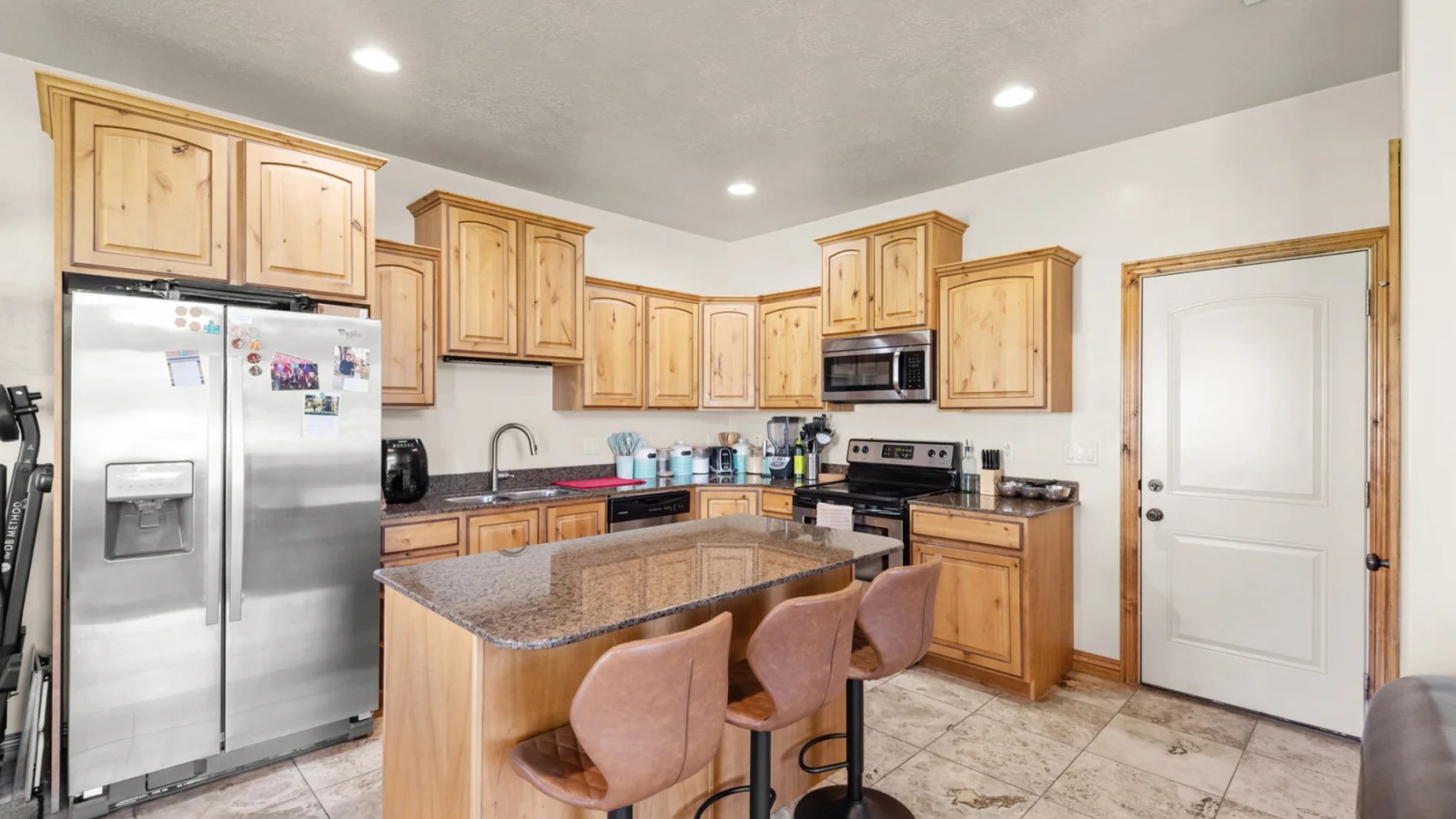 Archive photograph of the kitchen at 835 S Fox Lane in Orem